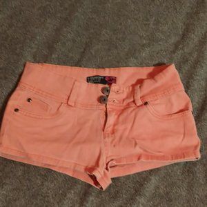pink size 5 lipstick shorts